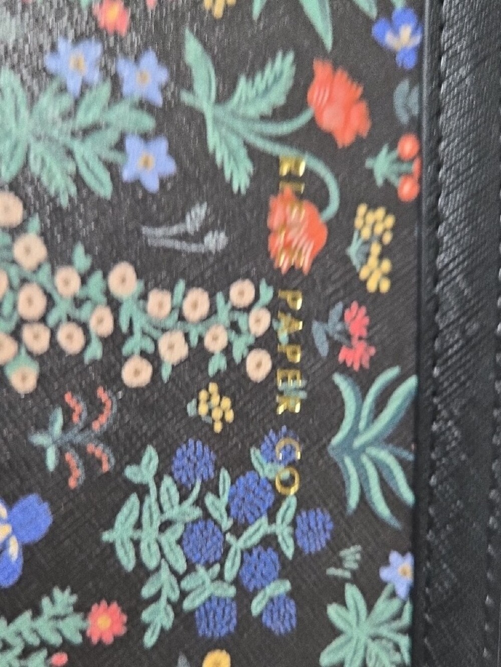 Rifle Paper Co. Pink Floral & Black Floral Zip Pouch Set - Picture 9 of 11